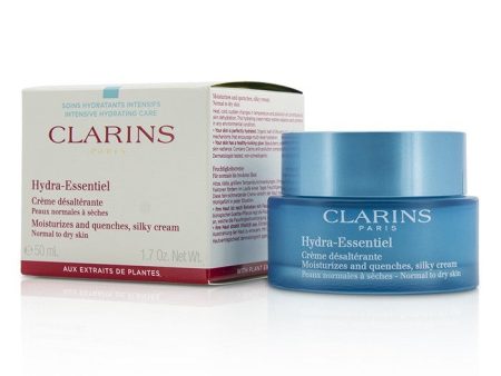 Clarins Hydra-Essentiel Moisturizes & Quenches Silky Cream - Normal to Dry Skin 50ml 1.7oz Online Sale