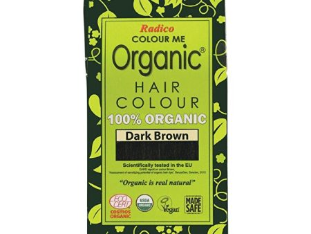 Radico Colour Me Organic Hair Colour Powder - Dark Brown 100g For Discount