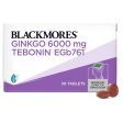 Blackmores Ginkgo 6000mg Tebonin 30 Tablets For Discount