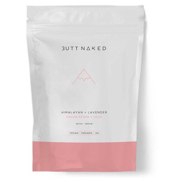 Butt Naked Body Himalayan + Lavender Scrub + Soak 260g For Discount