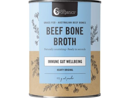 Nutra Organics Bone Broth Beef Hearty Original 125g For Sale