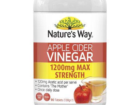 Nature s Way Sf Apple Cider Vinegar 1200mg 90s Online