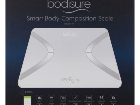 Bodisure Smart Weight Scale Bluetooth White Max180 kg Capacity For Discount