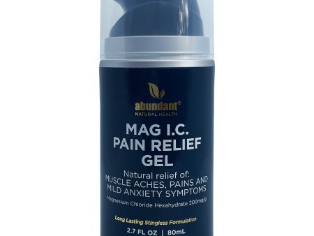 Abundant Natural Health MAG I.C.Magnesium Pain Relief Gel 80ml Fashion