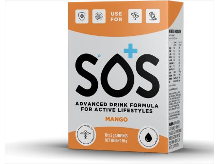 SOS Electrolyte Drink Mix Mango Flavour 10 X 5g Discount