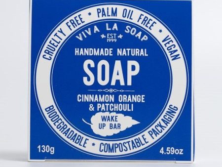 Viva La Body Wake Up Bar Cinnamon Orange & Patchouli Soap 130g Bar Sale