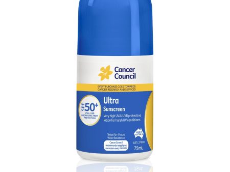 Cancer Council Ultra Sunscreen Roll On SPF50+ 75ml Online