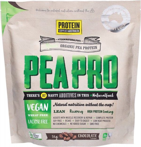 Protein Supplies Australia Peapro (Raw Pea Protein) Chocolate 1 kg Online Sale